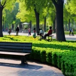 Home 16 지역 생태계의 다양한 구성요소 이해하기 - **Vibrant Urban Oasis: Community Harmony in a Turkish City Park**
Generate a highly detailed, re...