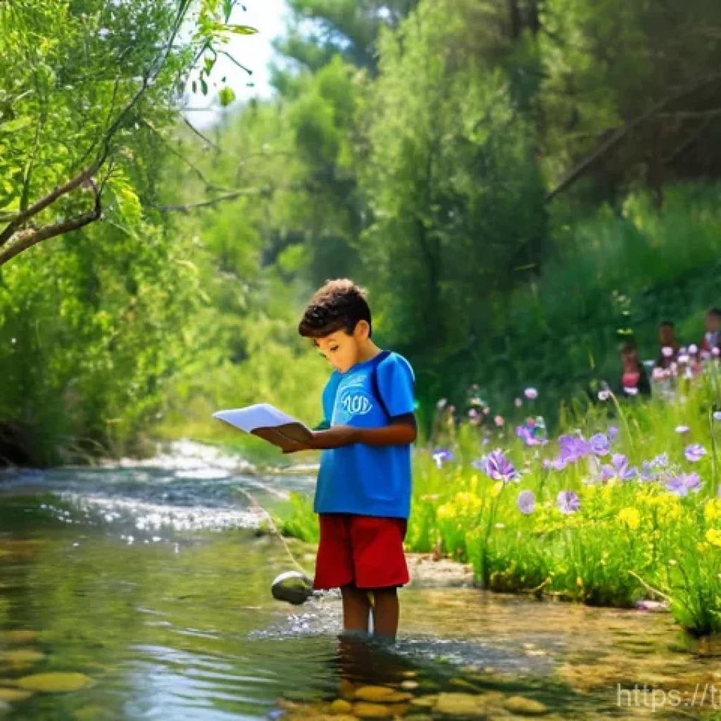 모니터링 결과를 통한 생태계 보호 방안 제시 - **"Joyful Discovery in a Turkish Stream Ecosystem"**
A group of three diverse Turkish children, ...