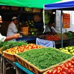 Home 14 지역 생태계에 대한 이해를 높이는 방법 - **Prompt 1: A Vibrant Turkish Local Market**
"A bustling, sun-drenched local 'pazar' in a coasta...