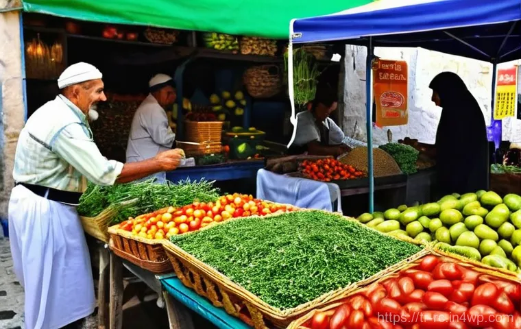 지역 생태계에 대한 이해를 높이는 방법 - **Prompt 1: A Vibrant Turkish Local Market**
"A bustling, sun-drenched local 'pazar' in a coasta...